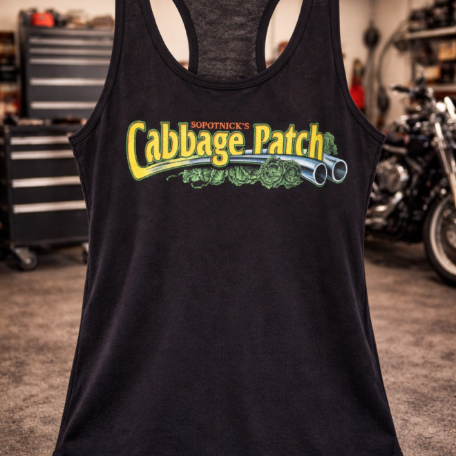 Cabbage Patch Pipes Signature Logo Razorback Tank