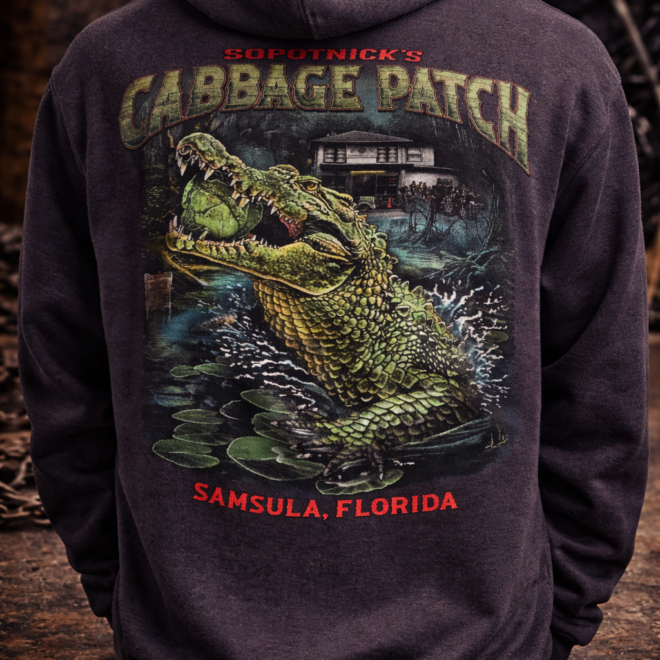 Cabbage Patch Swamp Gator Hoodie