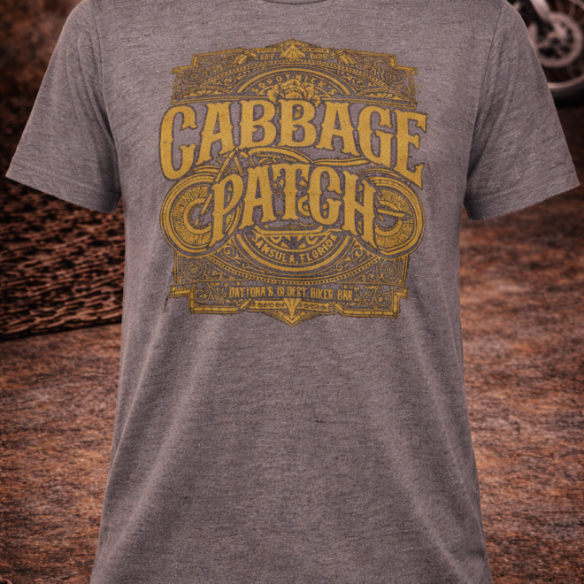Cabbage Patch Gold Crest Heritage T-Shirt – Heather Gray Edition